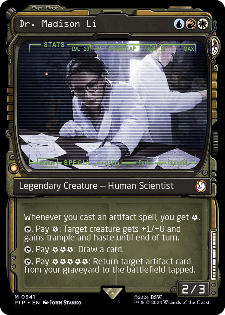 Dr. Madison Li (Showcase) [Fallout] | Gate City Games LLC