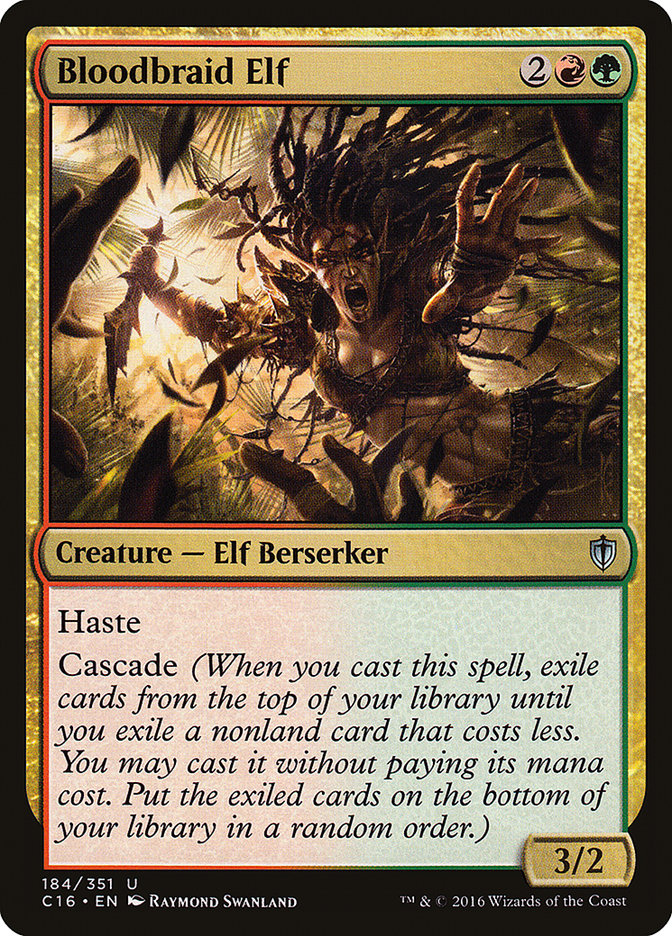 Bloodbraid Elf [Commander 2016] | Gate City Games LLC