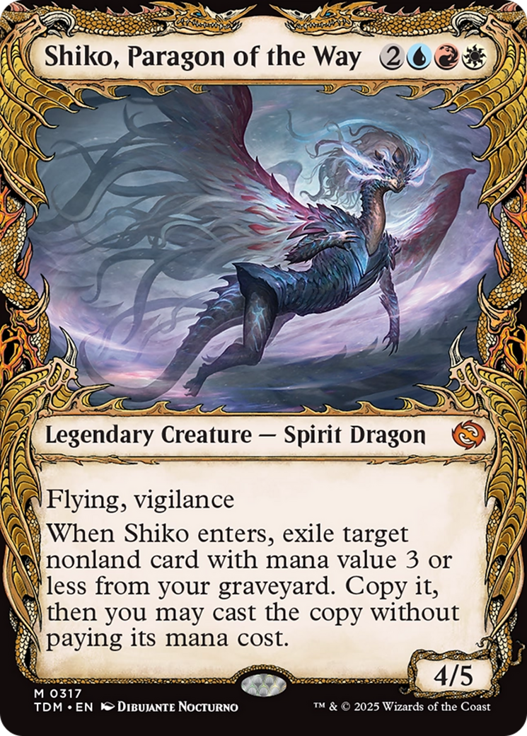 Shiko, Paragon of the Way (Showcase) [Tarkir: Dragonstorm] | Gate City Games LLC