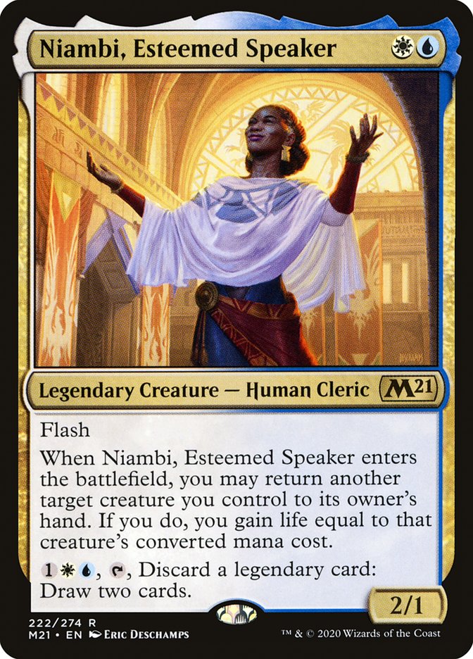 Niambi, Esteemed Speaker [Core Set 2021] | Gate City Games LLC