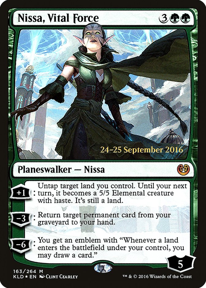 Nissa, Vital Force [Kaladesh Prerelease Promos] | Gate City Games LLC