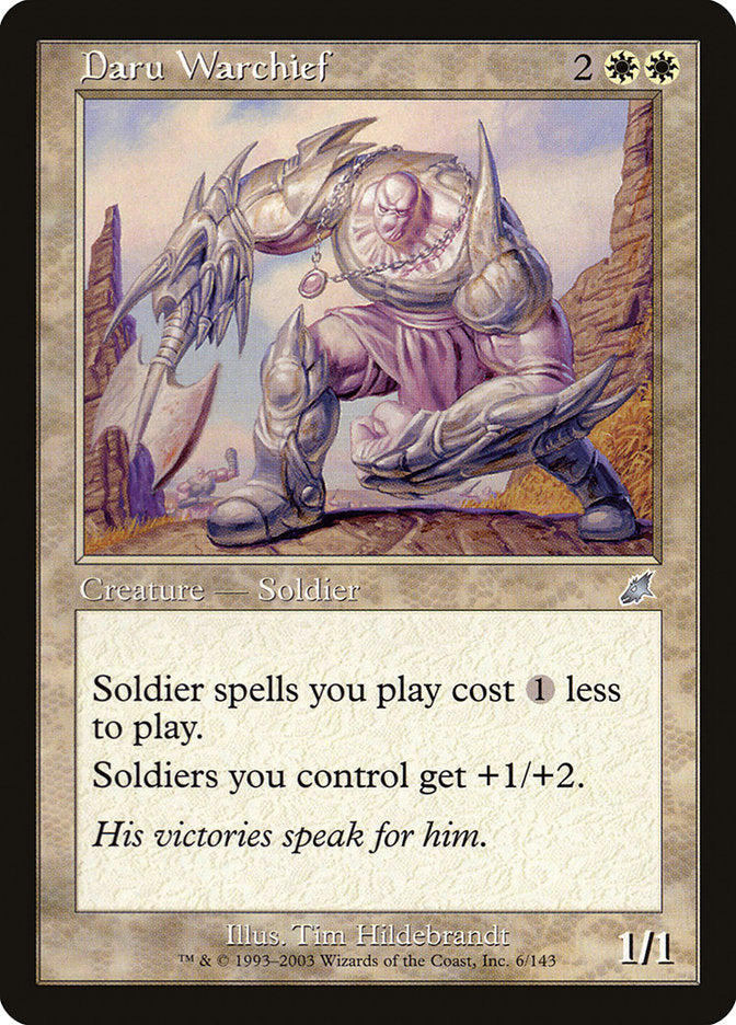 Daru Warchief [Scourge] | Gate City Games LLC