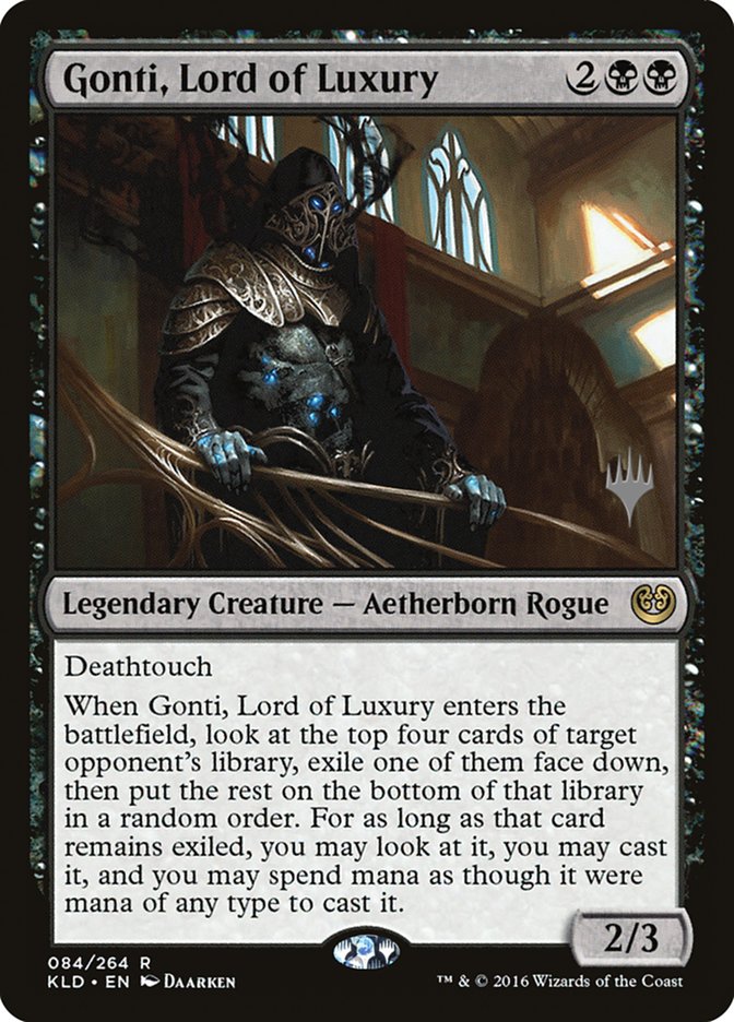 Gonti, Lord of Luxury (Promo Pack) [Kaladesh Promos] | Gate City Games LLC