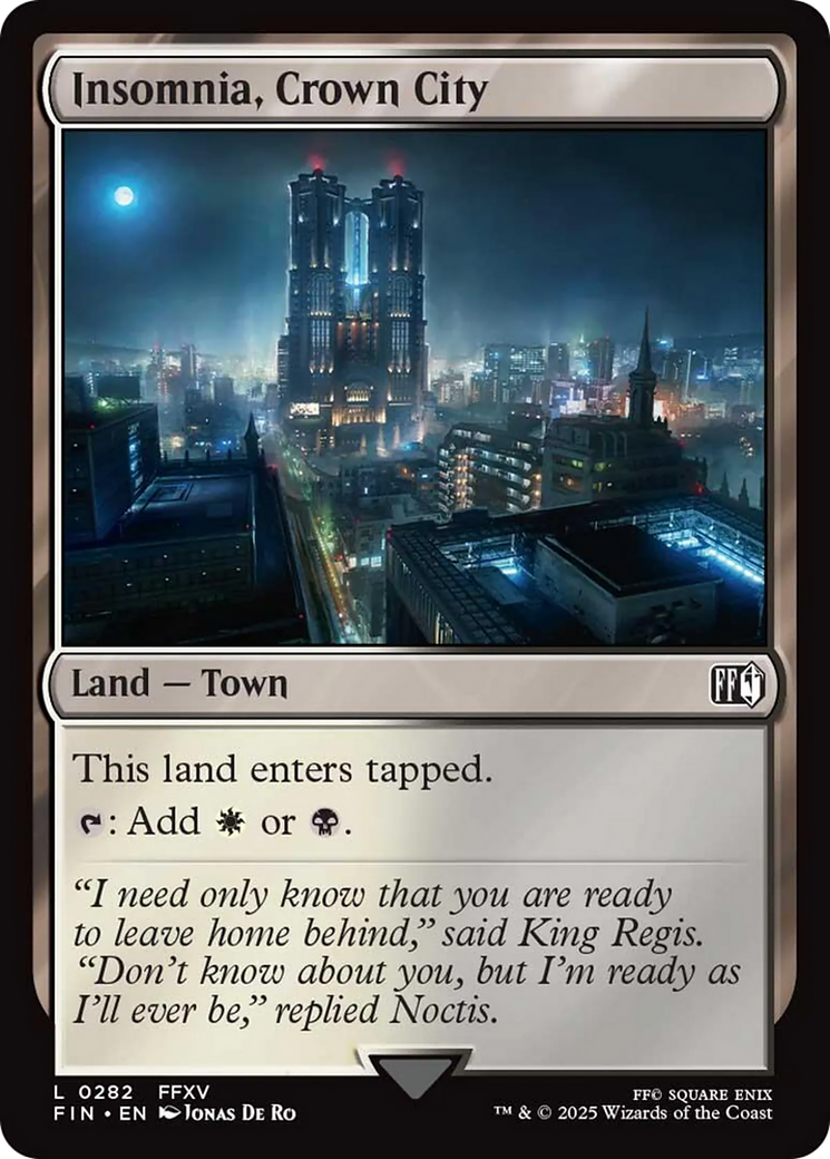 Insomnia, Crown City [FINAL FANTASY] | Gate City Games LLC