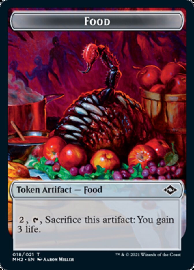 Food (18) // Golem Double-Sided Token [Modern Horizons 2 Tokens] | Gate City Games LLC