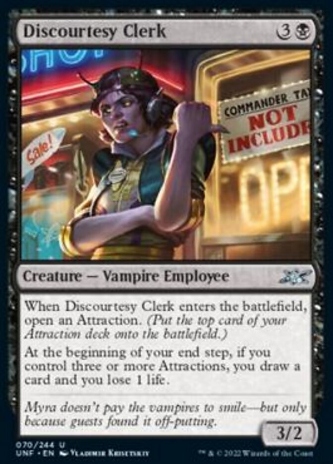 Discourtesy Clerk [Unfinity] | Gate City Games LLC