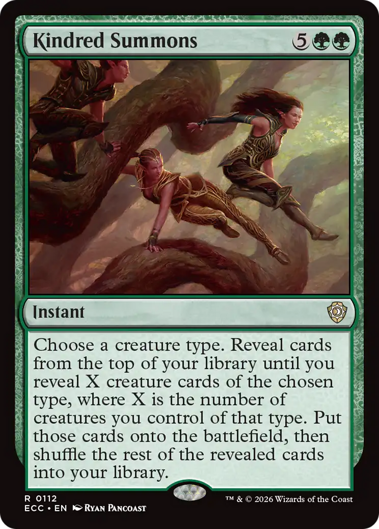 Kindred Summons [Lorwyn Eclipsed Commander] | Gate City Games LLC