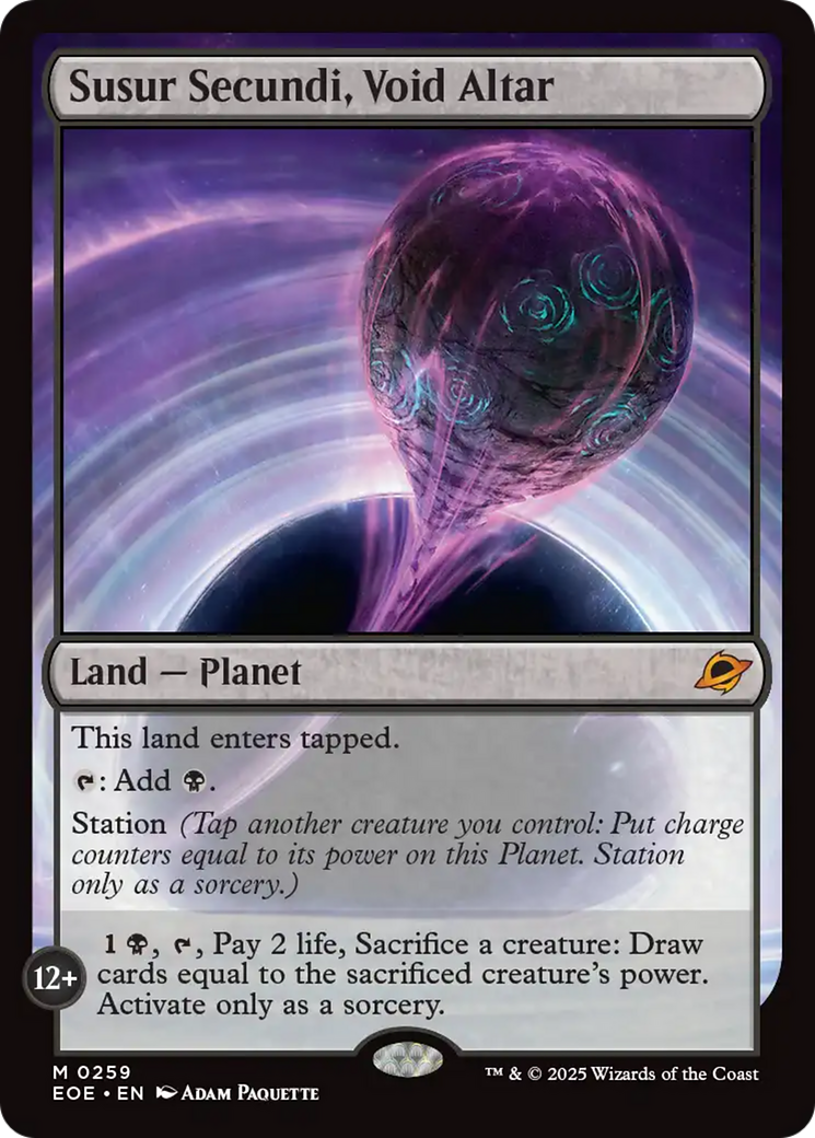 Susur Secundi, Void Altar [Edge of Eternities] | Gate City Games LLC
