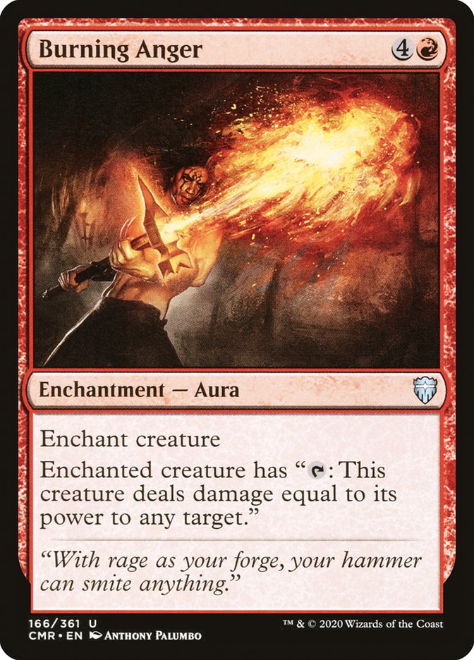 Burning Anger [Commander Legends] | Gate City Games LLC