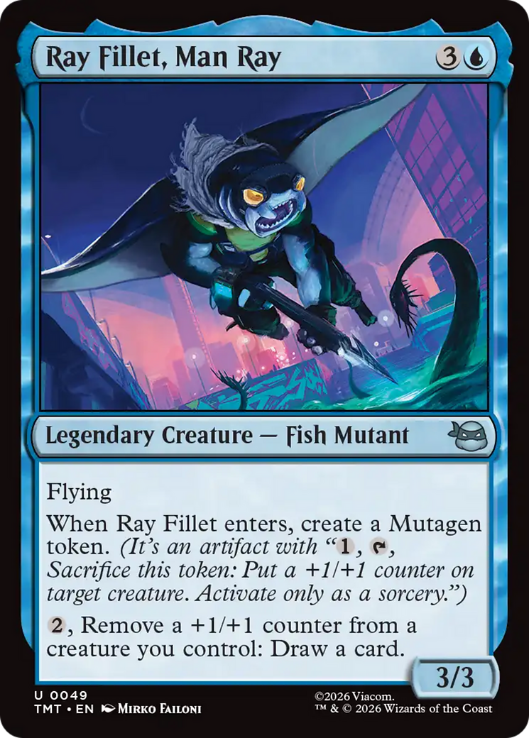 Ray Fillet, Man Ray [Teenage Mutant Ninja Turtles] | Gate City Games LLC