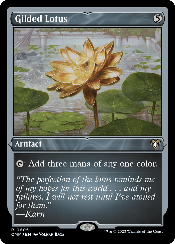 Gilded Lotus (Foil Etched) [Commander Masters] | Gate City Games LLC