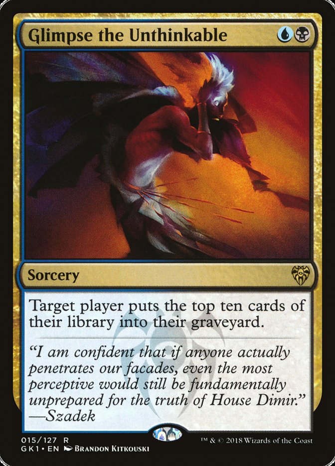 Glimpse the Unthinkable [Guilds of Ravnica Guild Kit] | Gate City Games LLC