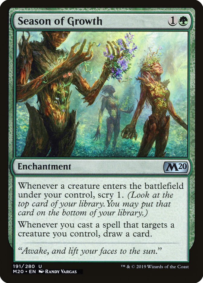 Season of Growth [Core Set 2020] | Gate City Games LLC