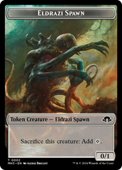 Eldrazi Spawn // Plant Double-Sided Token [Modern Horizons 3 Tokens] | Gate City Games LLC