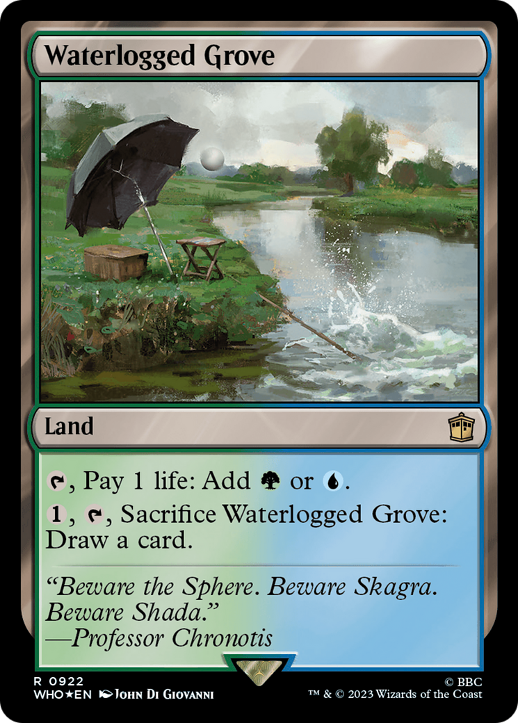 Waterlogged Grove (Surge Foil) [Doctor Who] | Gate City Games LLC