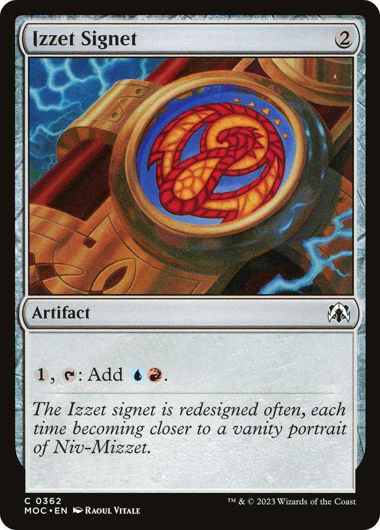 Izzet Signet [March of the Machine Commander] | Gate City Games LLC