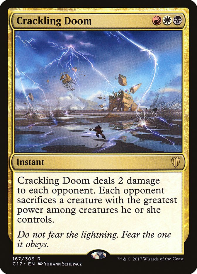 Crackling Doom [Commander 2017] | Gate City Games LLC