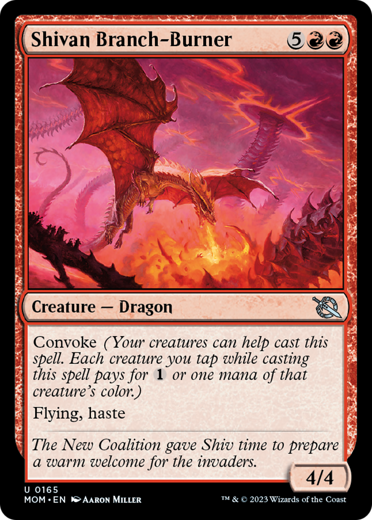 Shivan Branch-Burner [March of the Machine] | Gate City Games LLC