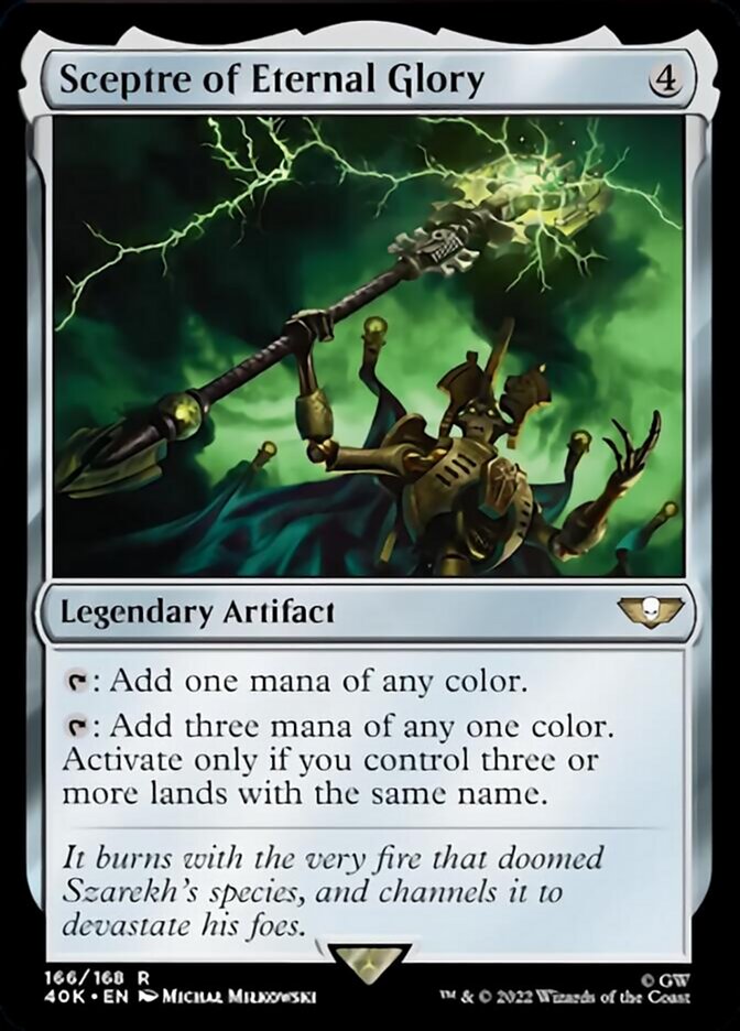 Sceptre of Eternal Glory (Surge Foil) [Warhammer 40,000] | Gate City Games LLC