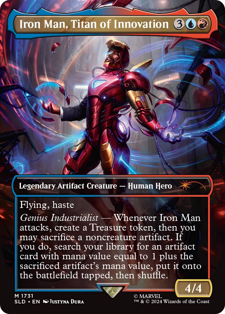 Iron Man, Titan of Innovation (Rainbow Foil) [Secret Lair Drop Series] | Gate City Games LLC