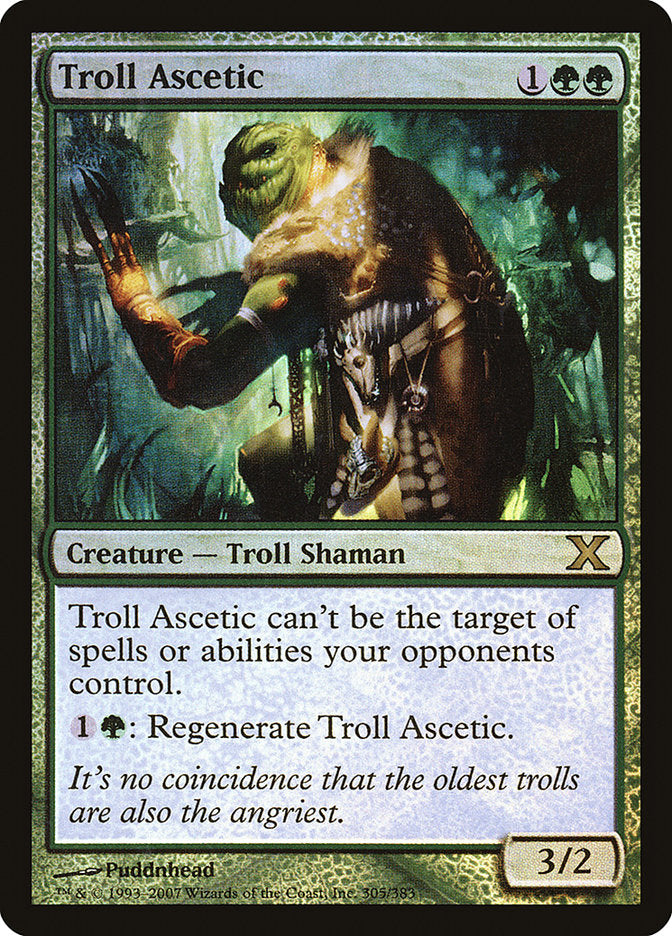 Troll Ascetic (Premium Foil) [Tenth Edition] | Gate City Games LLC