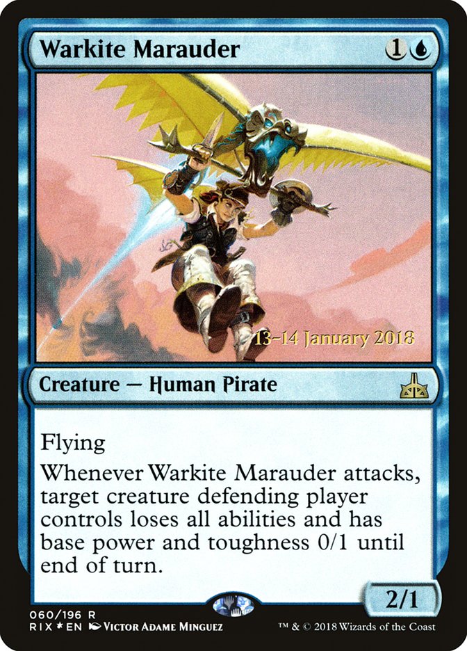 Warkite Marauder [Rivals of Ixalan Prerelease Promos] | Gate City Games LLC