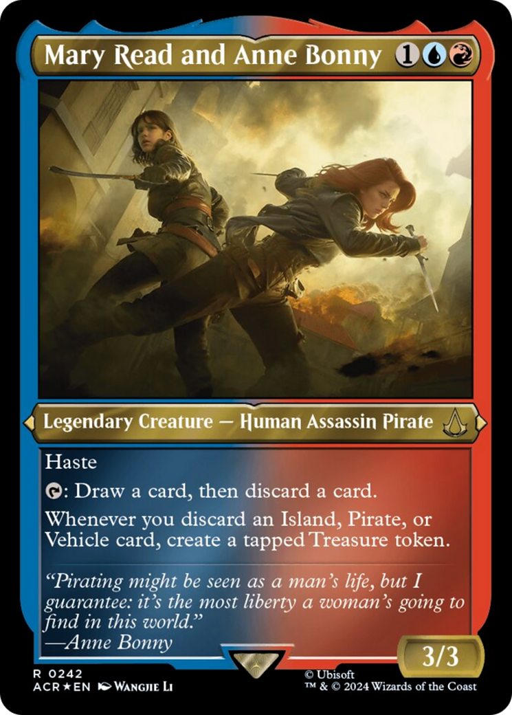 Mary Read and Anne Bonny (Foil Etched) [Assassin's Creed] | Gate City Games LLC