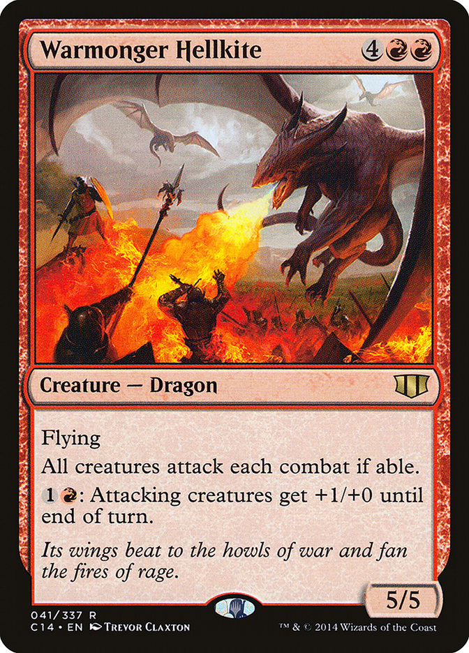 Warmonger Hellkite [Commander 2014] | Gate City Games LLC