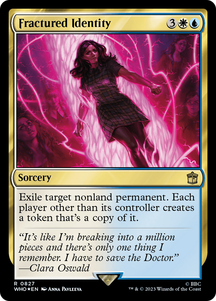 Fractured Identity (Surge Foil) [Doctor Who] | Gate City Games LLC