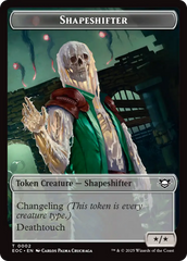 Shapeshifter // Golem (0013) Double-Sided Token [Edge of Eternities Commander Tokens] | Gate City Games LLC