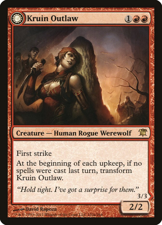 Kruin Outlaw // Terror of Kruin Pass [Innistrad] | Gate City Games LLC