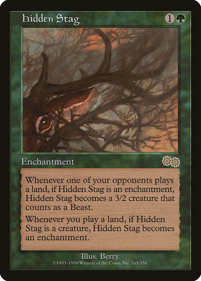 Hidden Stag [Urza's Saga] | Gate City Games LLC