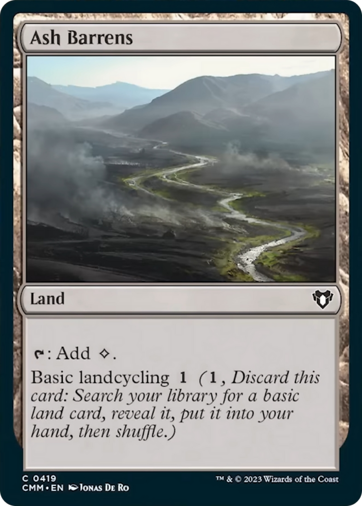 Ash Barrens [Commander Masters] | Gate City Games LLC