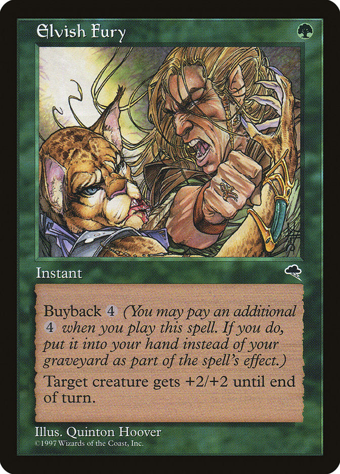 Elvish Fury [Tempest] | Gate City Games LLC