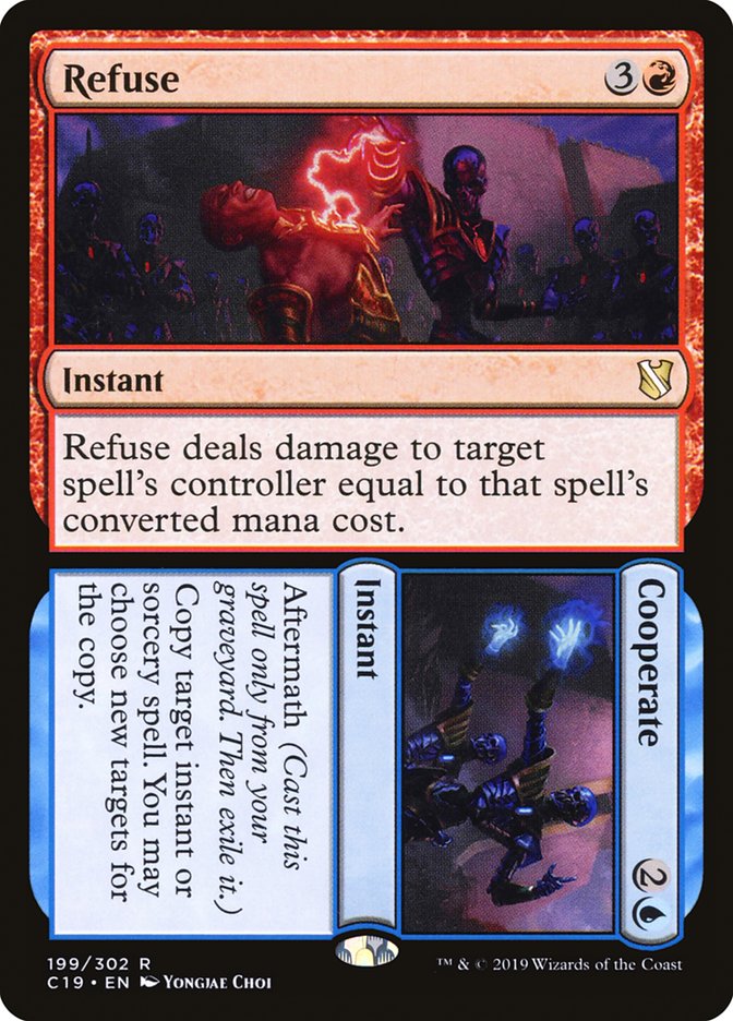 Refuse // Cooperate [Commander 2019] | Gate City Games LLC