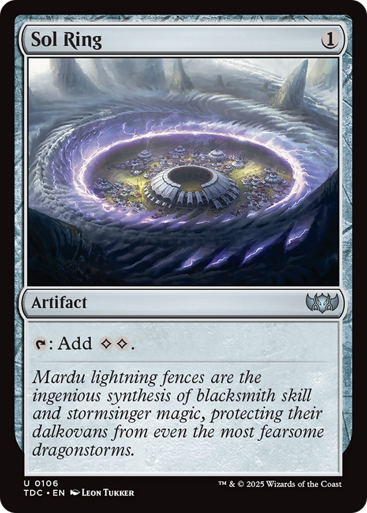 Sol Ring [Tarkir: Dragonstorm Commander] | Gate City Games LLC
