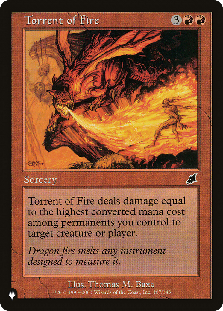 Torrent of Fire [The List Reprints] | Gate City Games LLC