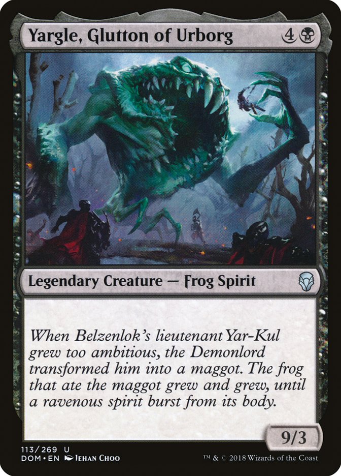 Yargle, Glutton of Urborg [Dominaria] | Gate City Games LLC