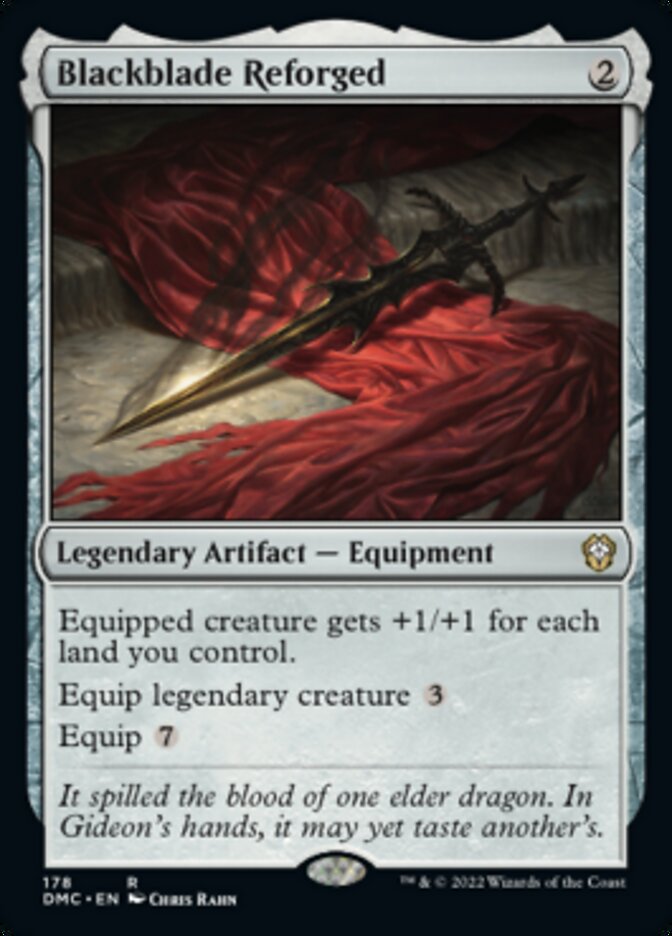 Blackblade Reforged [Dominaria United Commander] | Gate City Games LLC