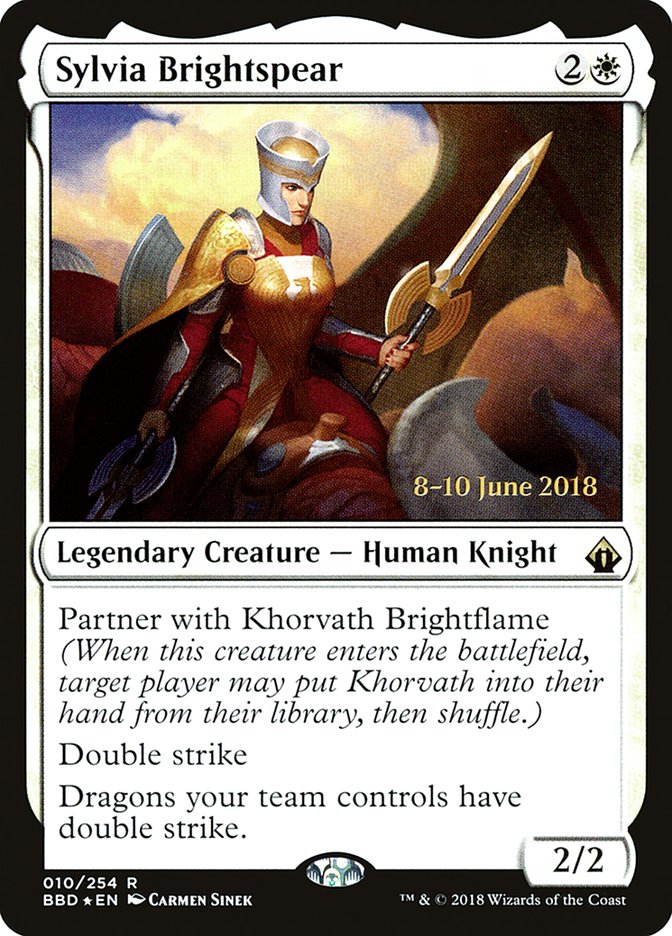 Sylvia Brightspear [Battlebond Prerelease Promos] | Gate City Games LLC