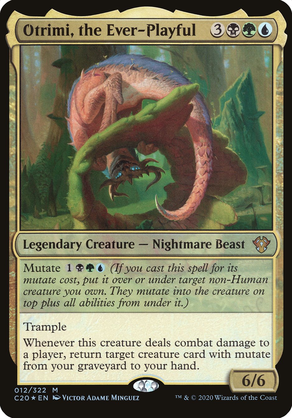 Otrimi, the Ever-Playful (Oversized) [Commander 2020 Oversized] | Gate City Games LLC