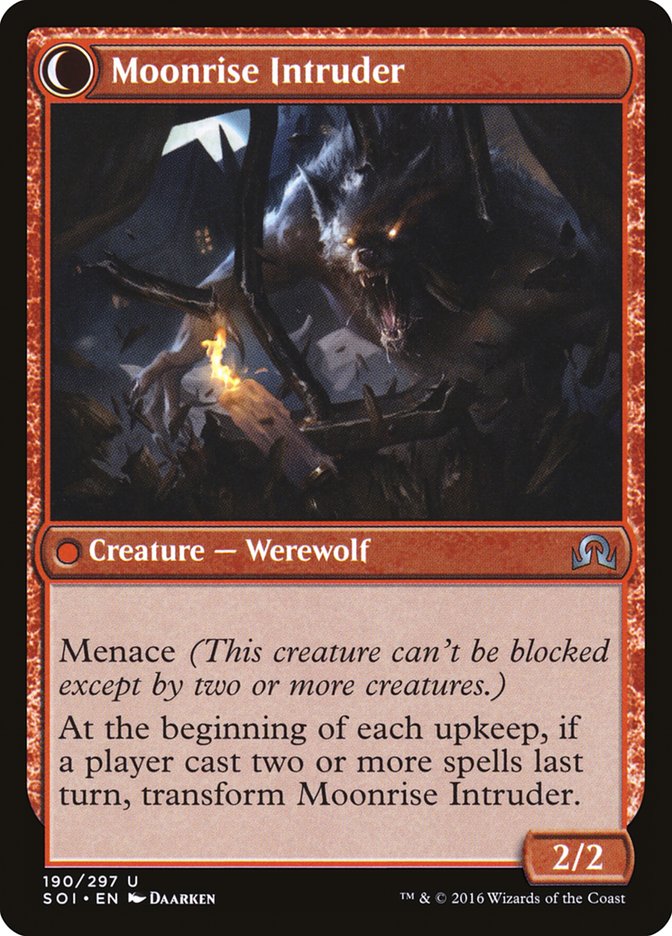 Village Messenger // Moonrise Intruder [Shadows over Innistrad] | Gate City Games LLC
