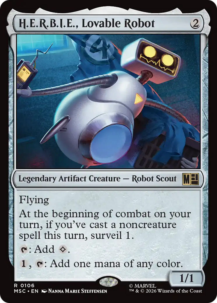 H.E.R.B.I.E., Lovable Robot [Marvel Super Heroes Commander] | Gate City Games LLC