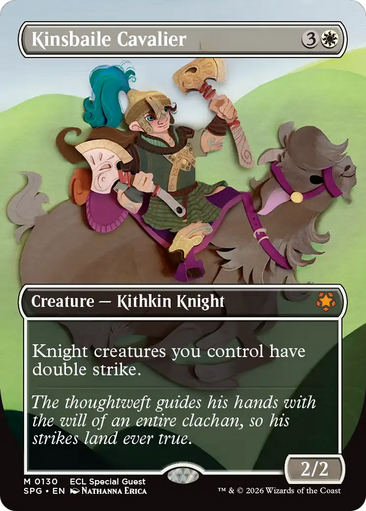 Kinsbaile Cavalier (Borderless) [Lorwyn Eclipsed Special Guests] | Gate City Games LLC
