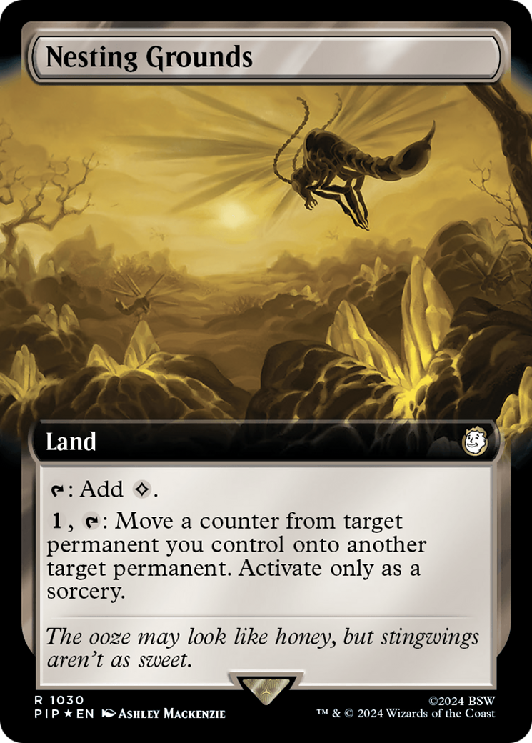 Nesting Grounds (Extended Art) (Surge Foil) [Fallout] | Gate City Games LLC