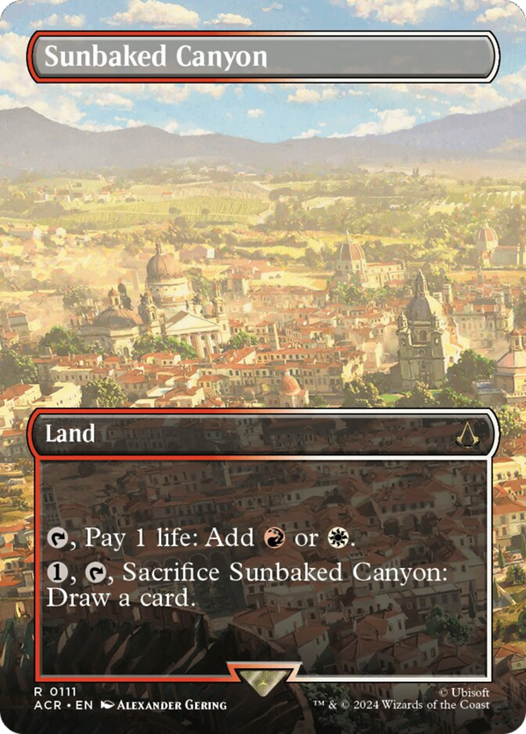 Sunbaked Canyon (Borderless) [Assassin's Creed] | Gate City Games LLC