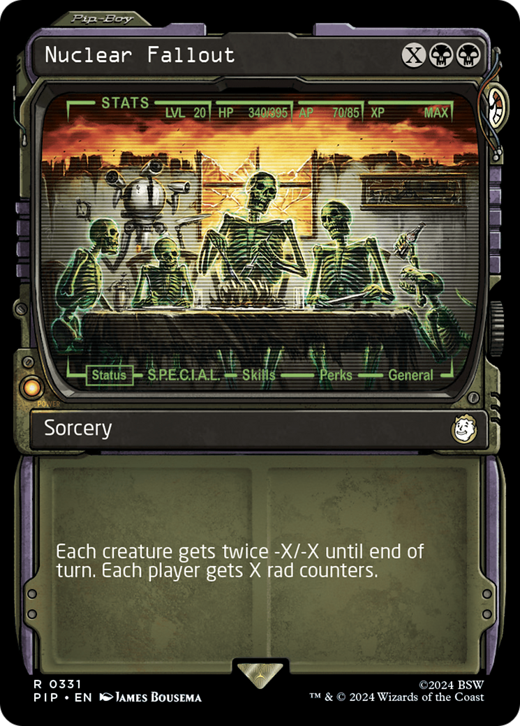 Nuclear Fallout (Showcase) [Fallout] | Gate City Games LLC