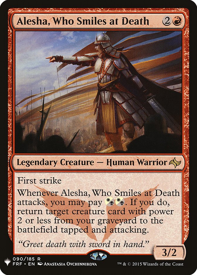 Alesha, Who Smiles at Death [Mystery Booster] | Gate City Games LLC