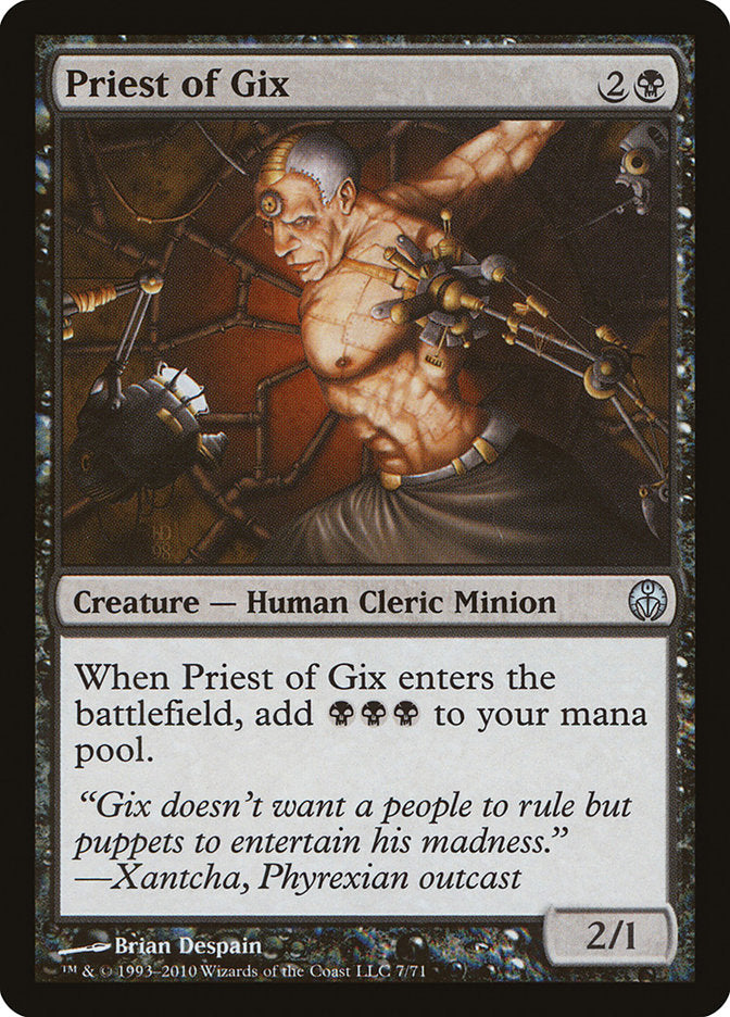 Priest of Gix [Duel Decks: Phyrexia vs. the Coalition] | Gate City Games LLC