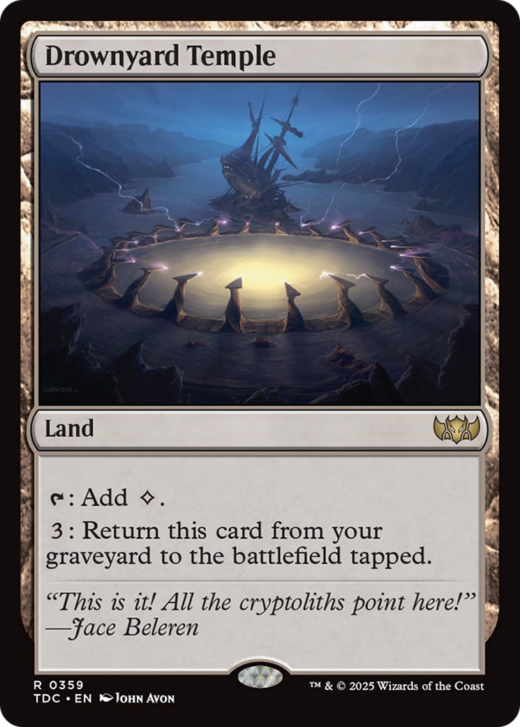 Drownyard Temple [Tarkir: Dragonstorm Commander] | Gate City Games LLC